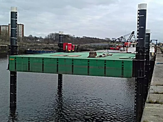 50-tonne Modular Jack Up Barge - Dredge Brokers LLC | Dredges and ...