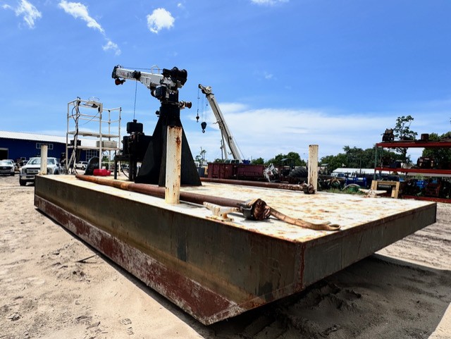 Dock Barge with 7543 Tiger Crane