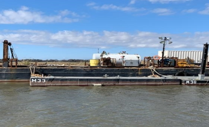 New – M33 Deck Barge With A-Frame