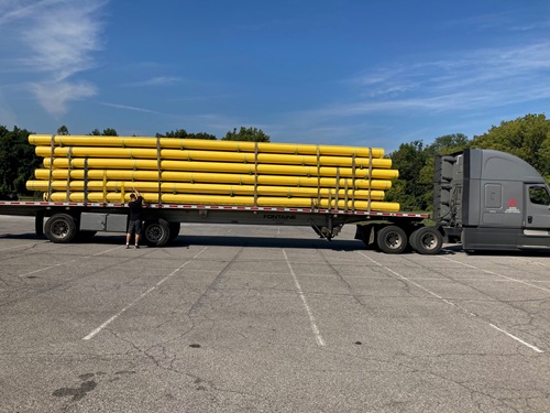 12-inch SDR 11 Blackstripe 8400 Yellow HDPE (PE4710)