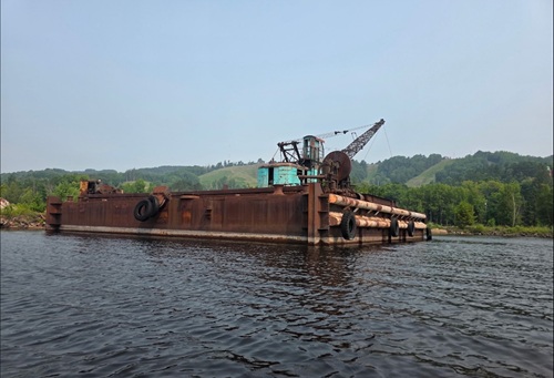 500t Deck Barge with Tapered Bow